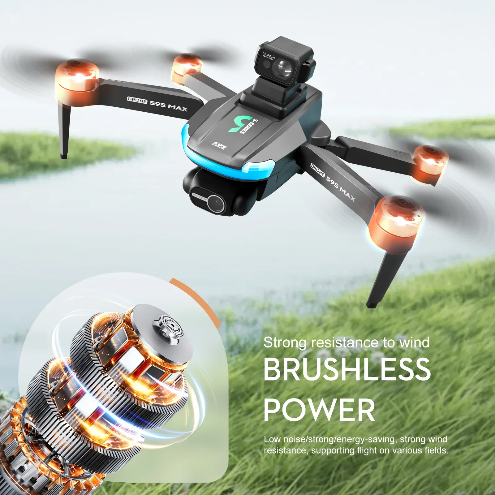 جديد S9S ماكس طائرة صغيرة بدون - مراجعة Drone Mapping وسعره