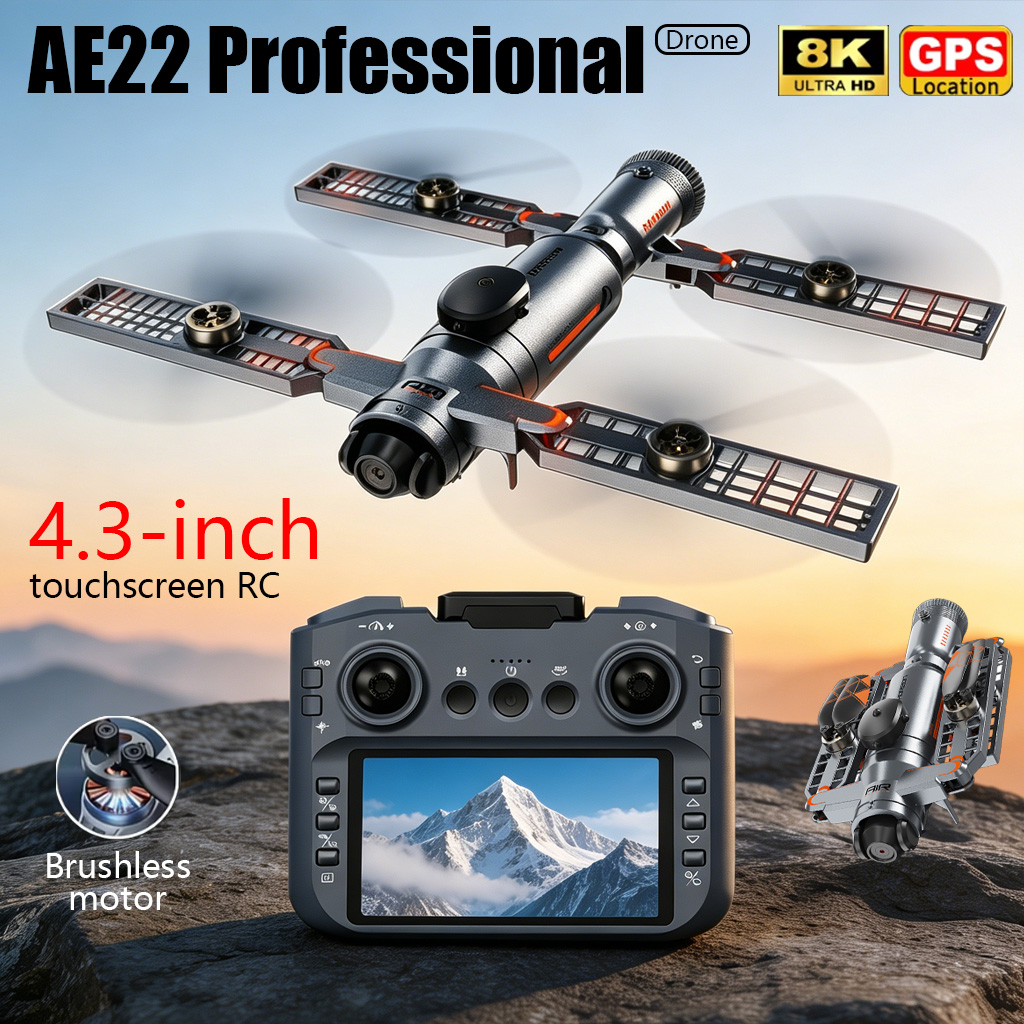 طائرة بدون طيار AE22 PRO MAX ا - مراجعة Drone Photogrammetry وسعره